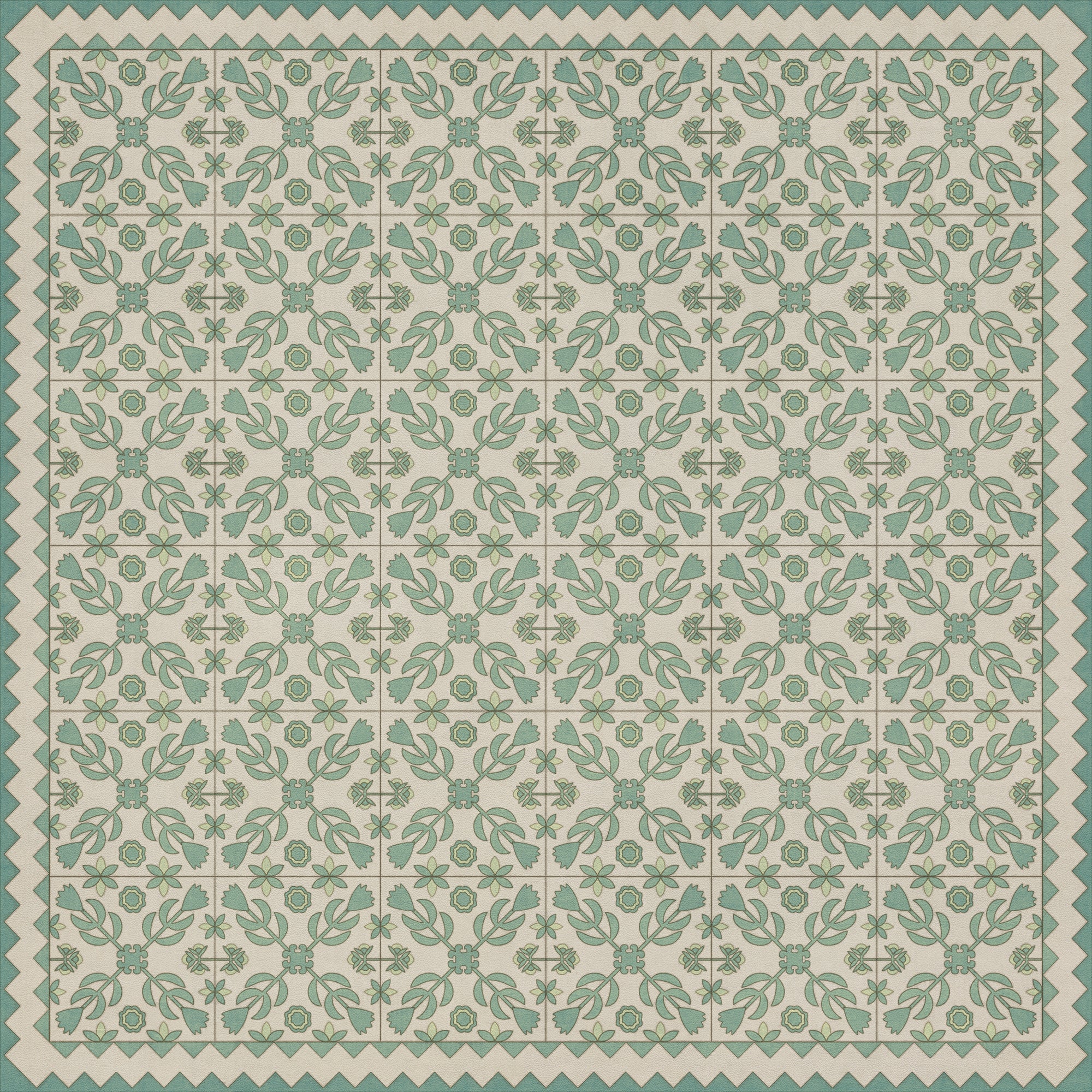 Folk Art Museum - Floral Quilt - First Snow