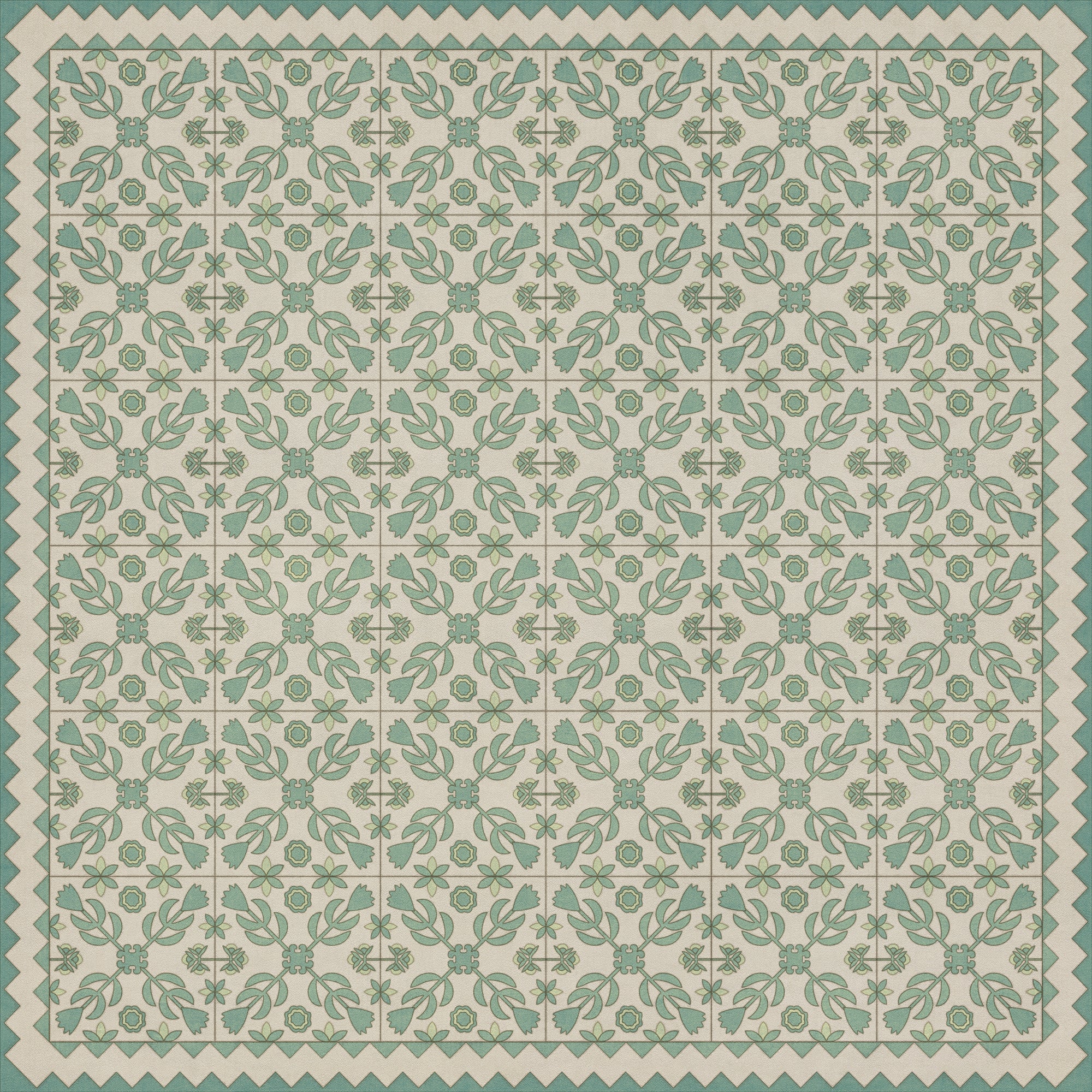 Folk Art Museum - Floral Quilt - First Snow