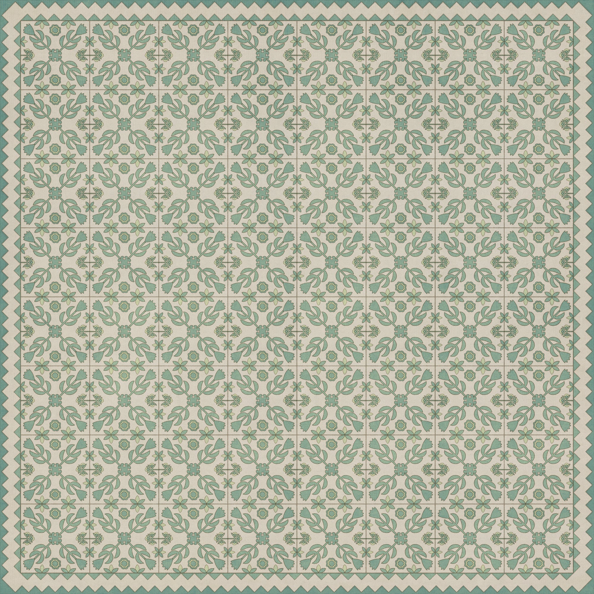 Folk Art Museum - Floral Quilt - First Snow