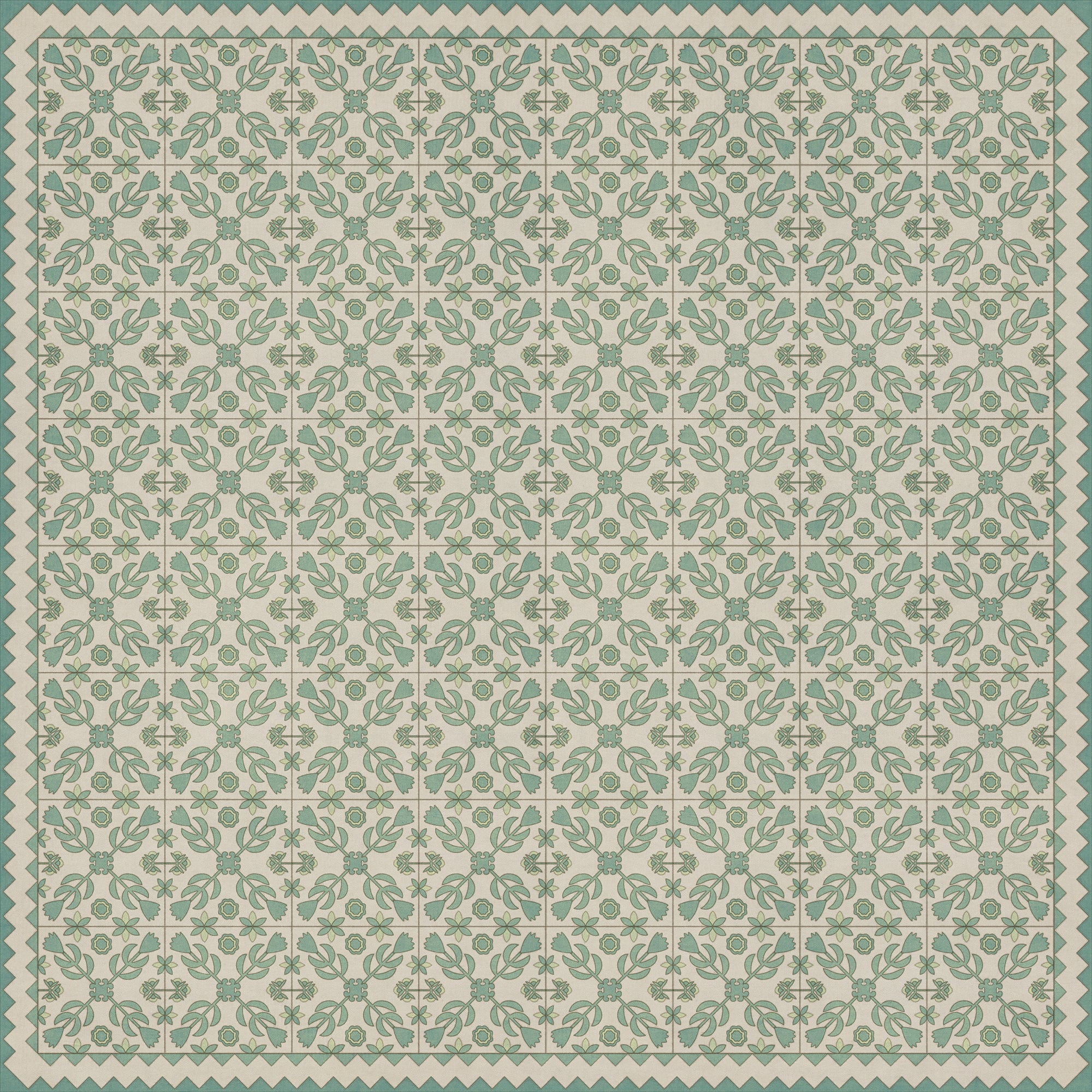 Folk Art Museum - Floral Quilt - First Snow