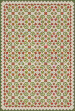 Folk Art Museum - Floral Quilt - Flowers In The Mirror