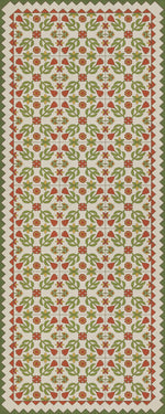 Folk Art Museum - Floral Quilt - Flowers In The Mirror
