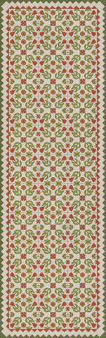 Folk Art Museum - Floral Quilt - Flowers In The Mirror