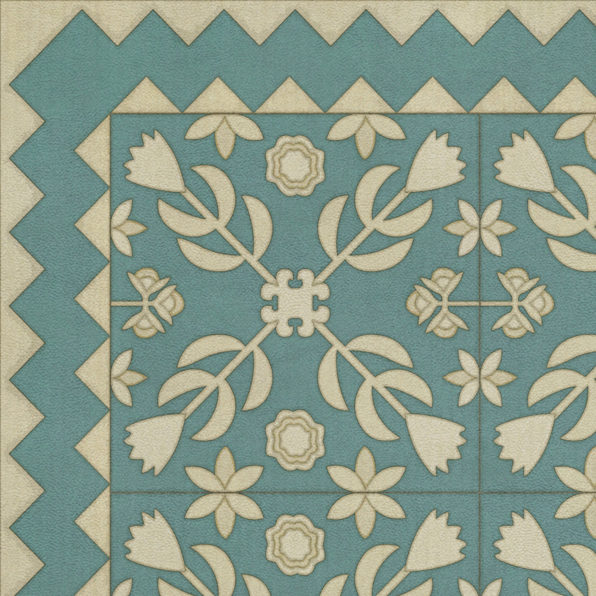 Folk Art Museum - Floral Quilt - Odes And Elegies