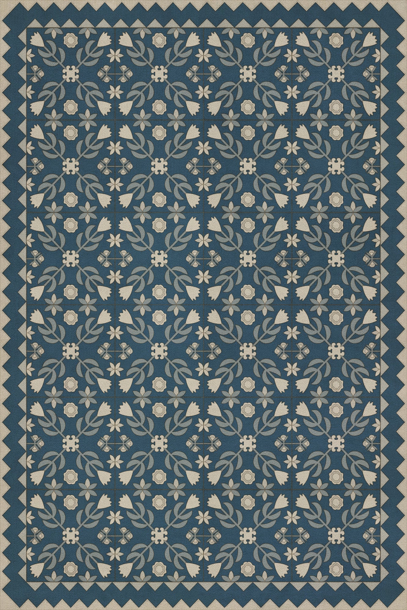 Folk Art Museum - Floral Quilt - Spring Rain