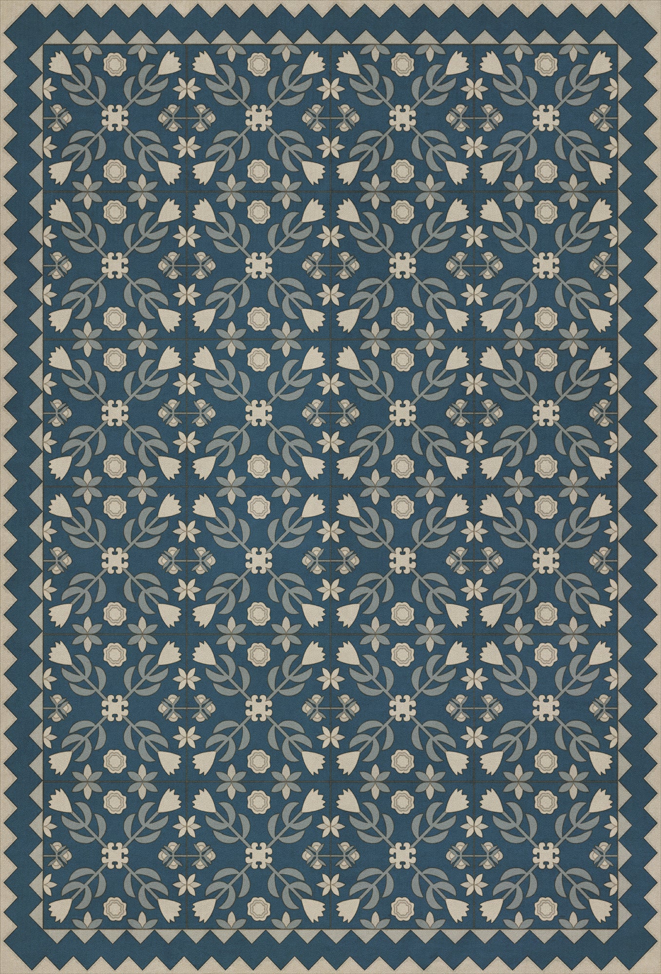 Folk Art Museum - Floral Quilt - Spring Rain