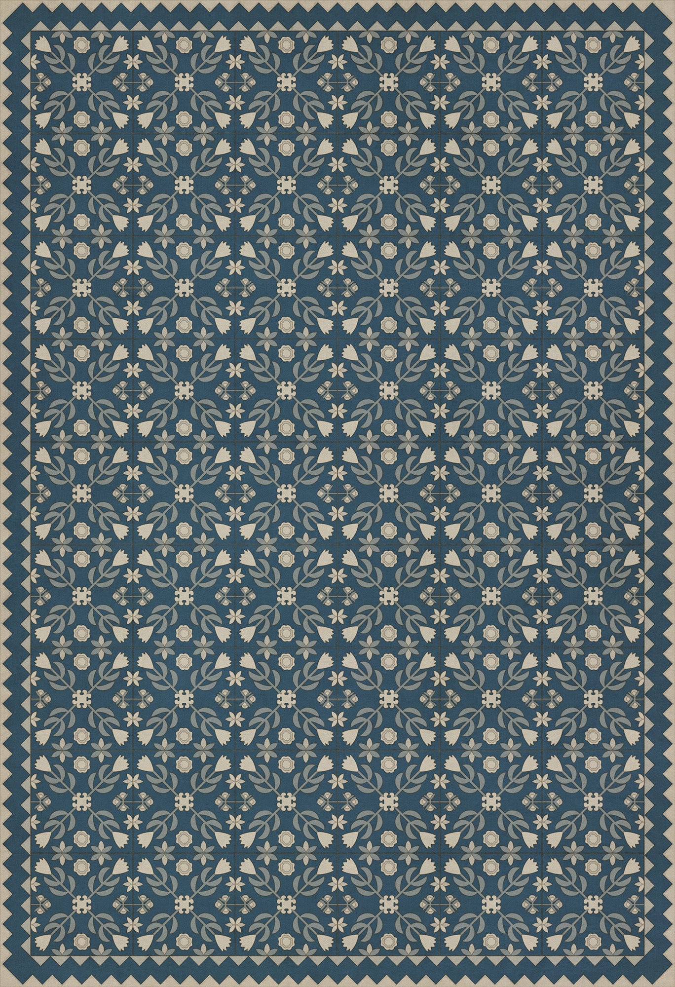 Folk Art Museum - Floral Quilt - Spring Rain