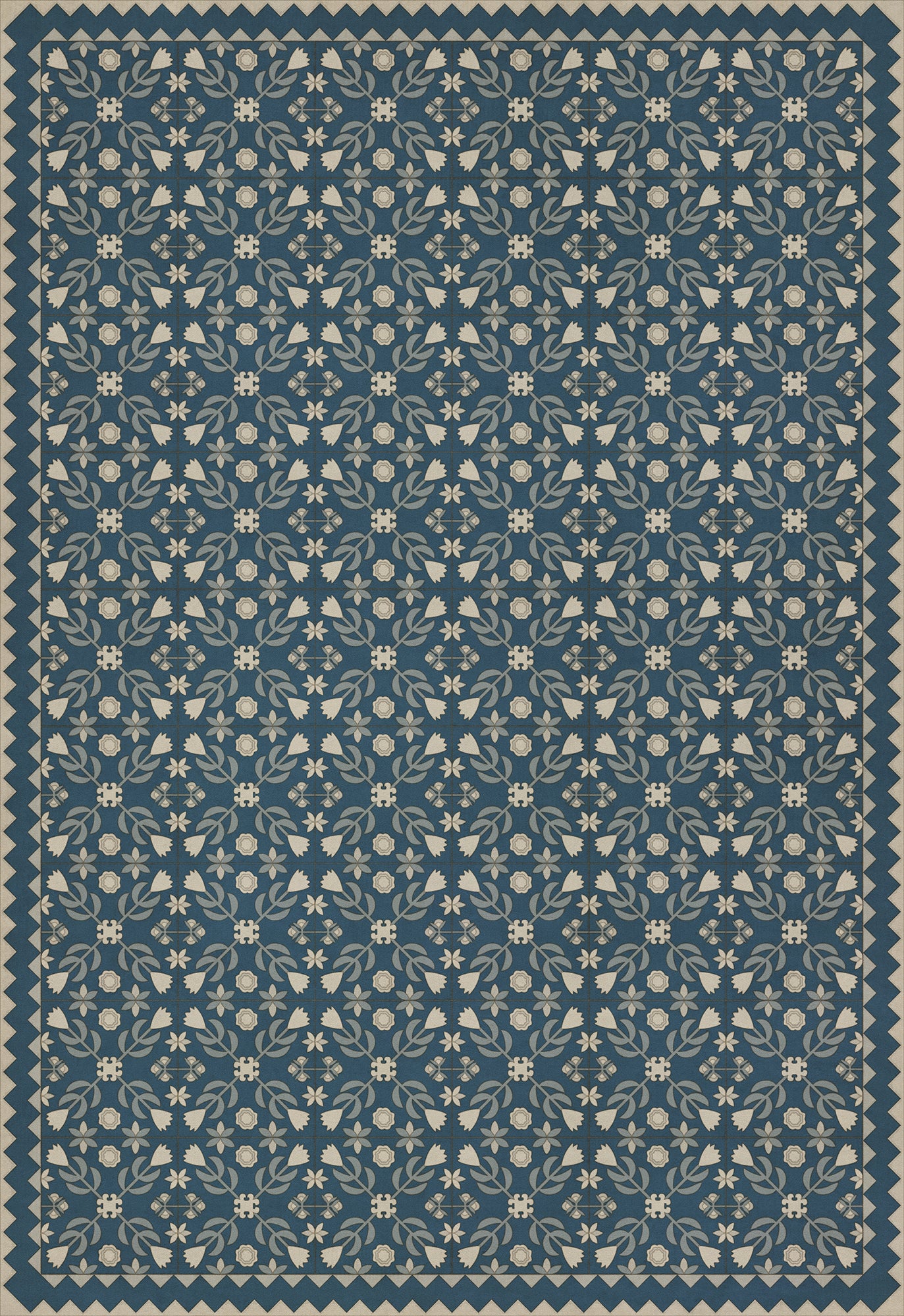 Folk Art Museum - Floral Quilt - Spring Rain