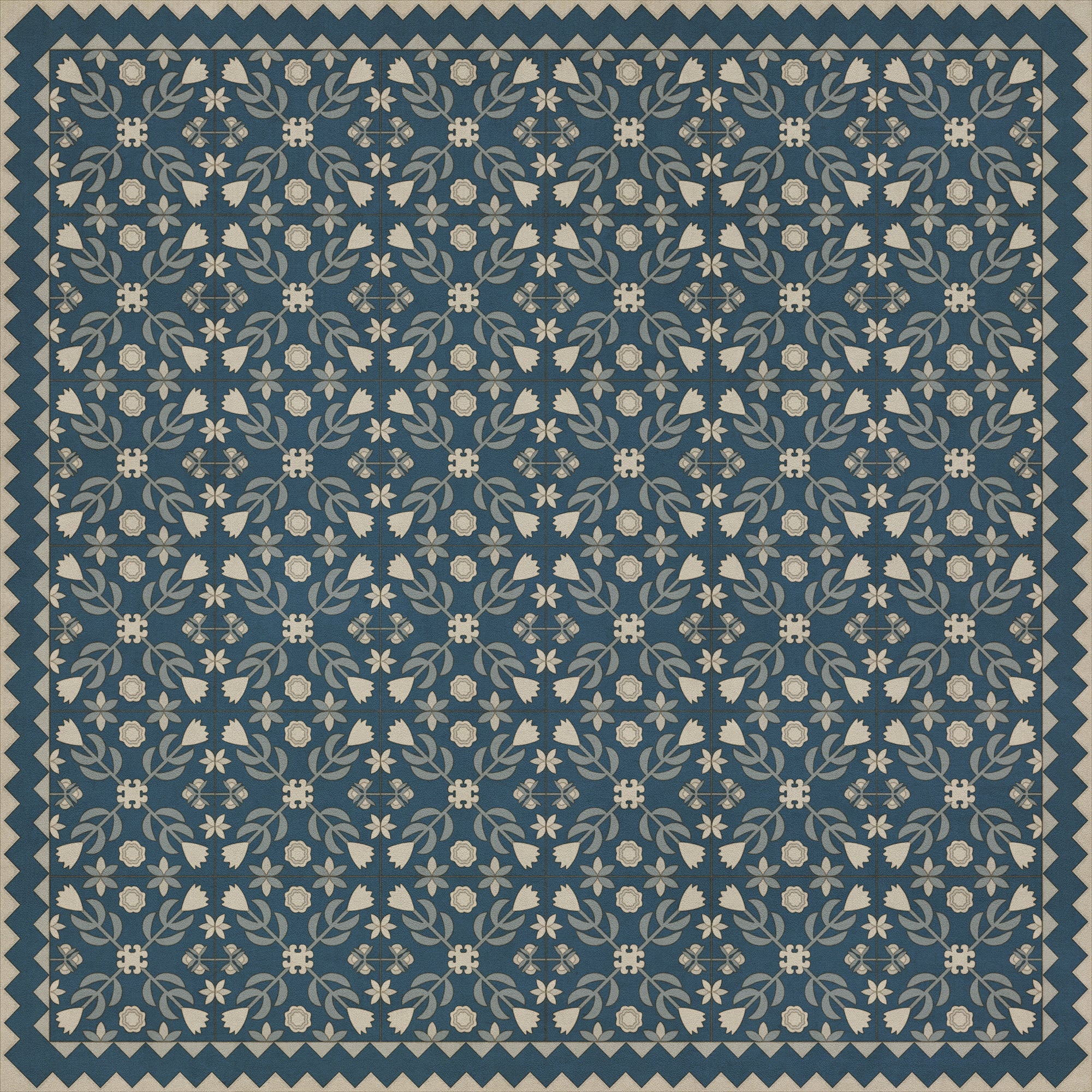 Folk Art Museum - Floral Quilt - Spring Rain