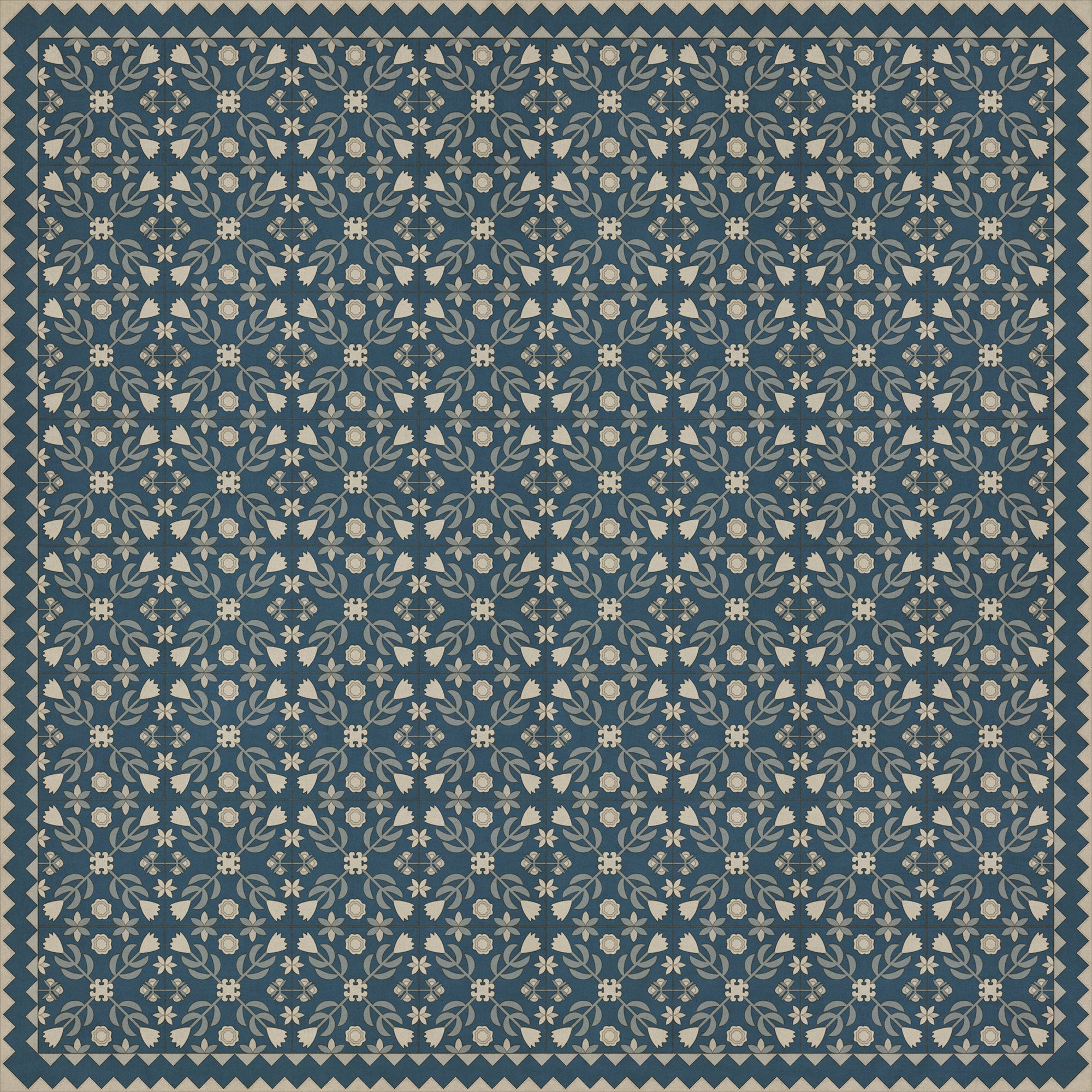 Folk Art Museum - Floral Quilt - Spring Rain