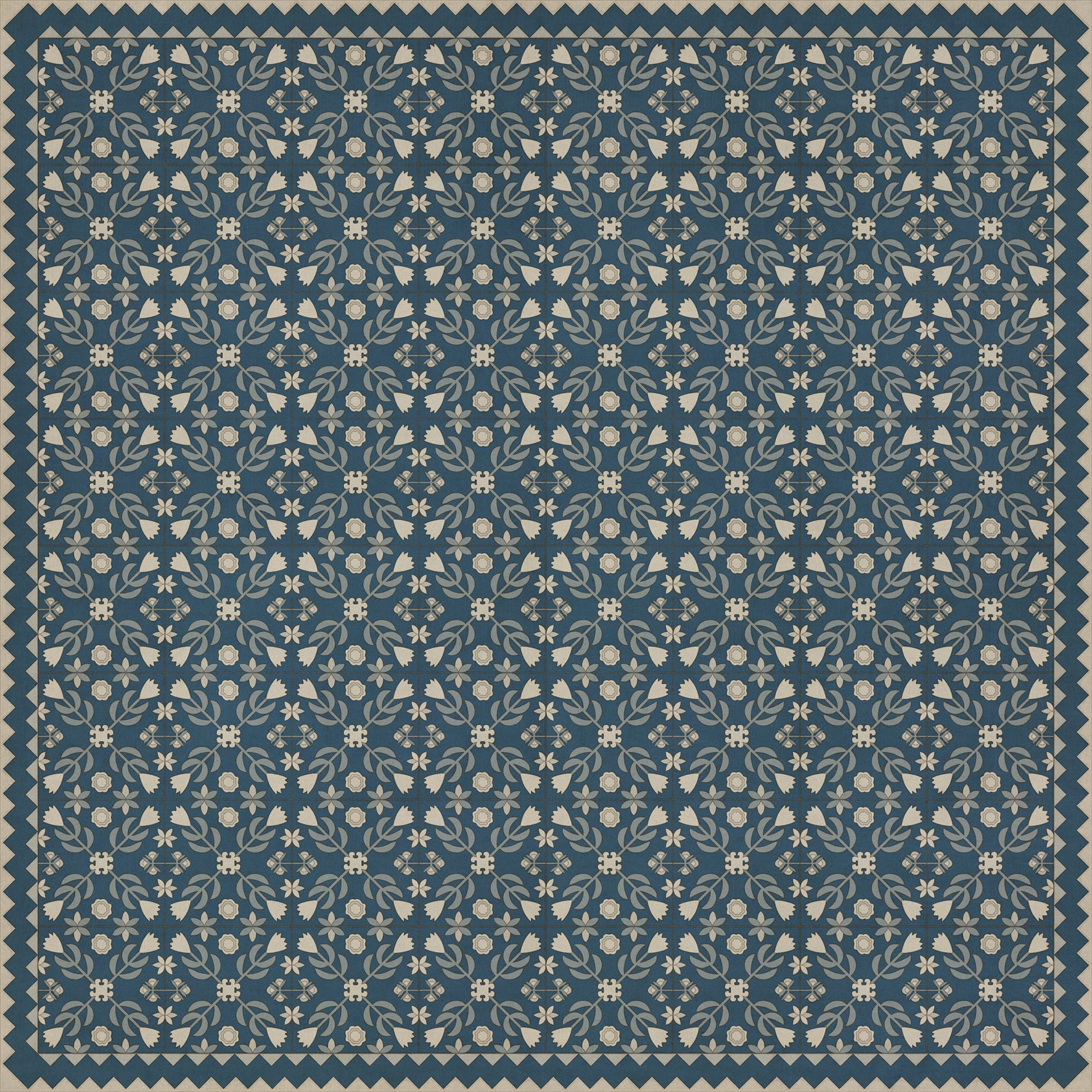 Folk Art Museum - Floral Quilt - Spring Rain
