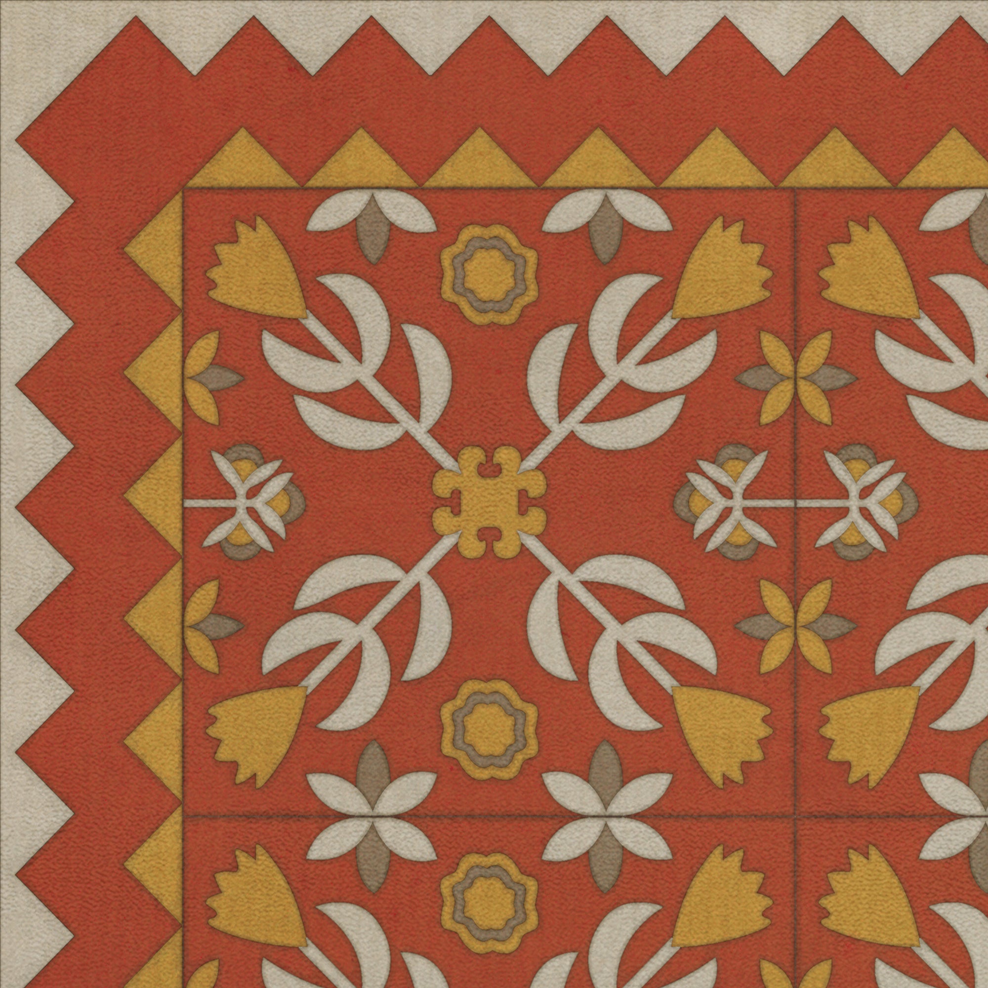 Folk Art Museum - Floral Quilt - The Lay Of The Last Minstrel