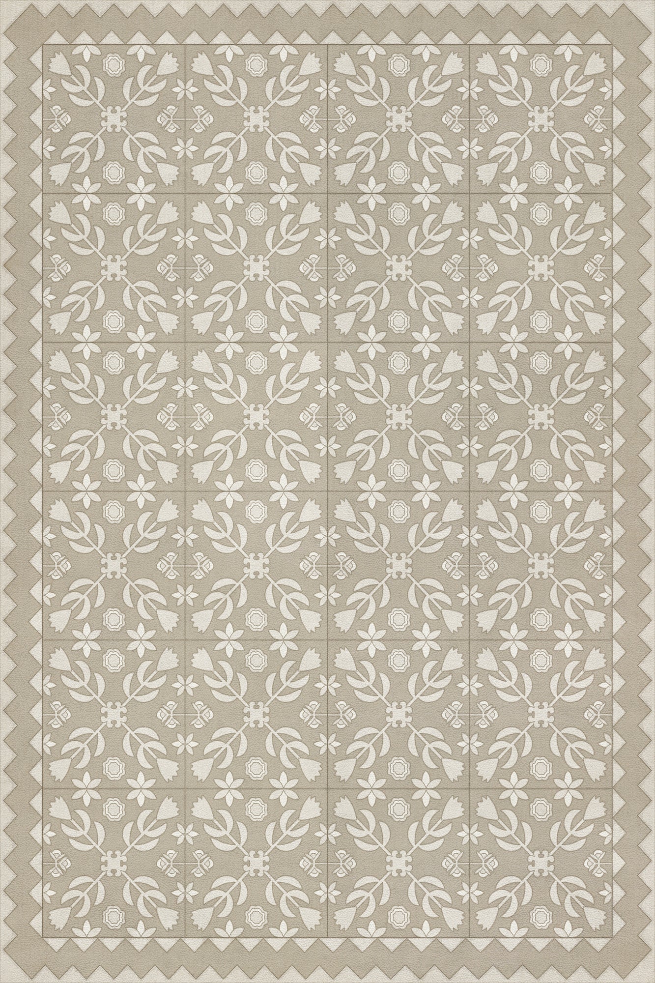 Folk Art Museum - Floral Quilt - The Woman In White