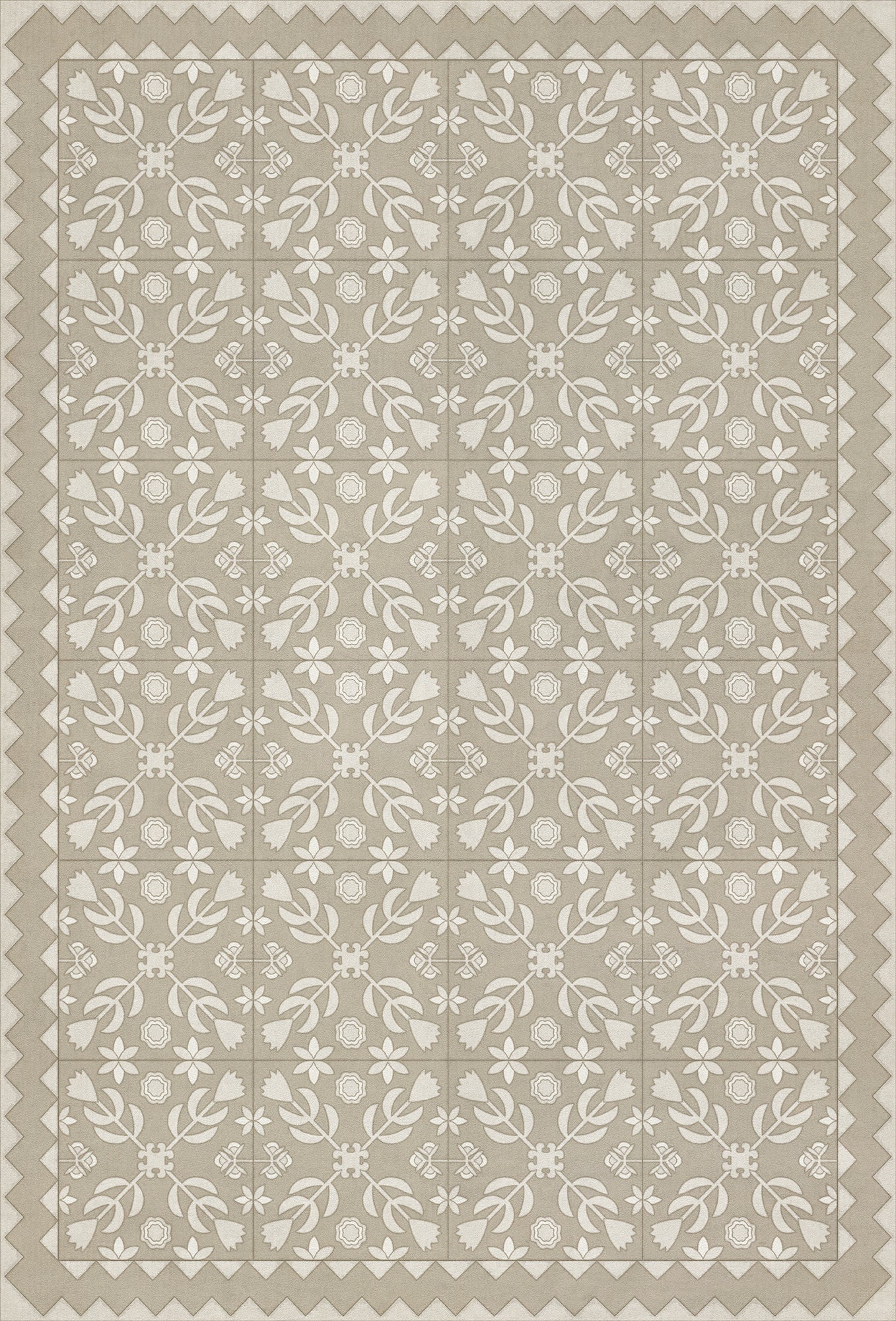 Folk Art Museum - Floral Quilt - The Woman In White