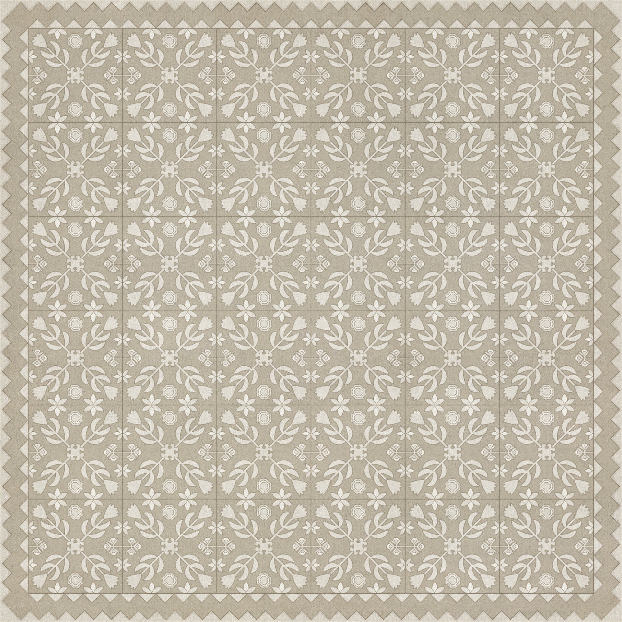 Folk Art Museum - Floral Quilt - The Woman In White