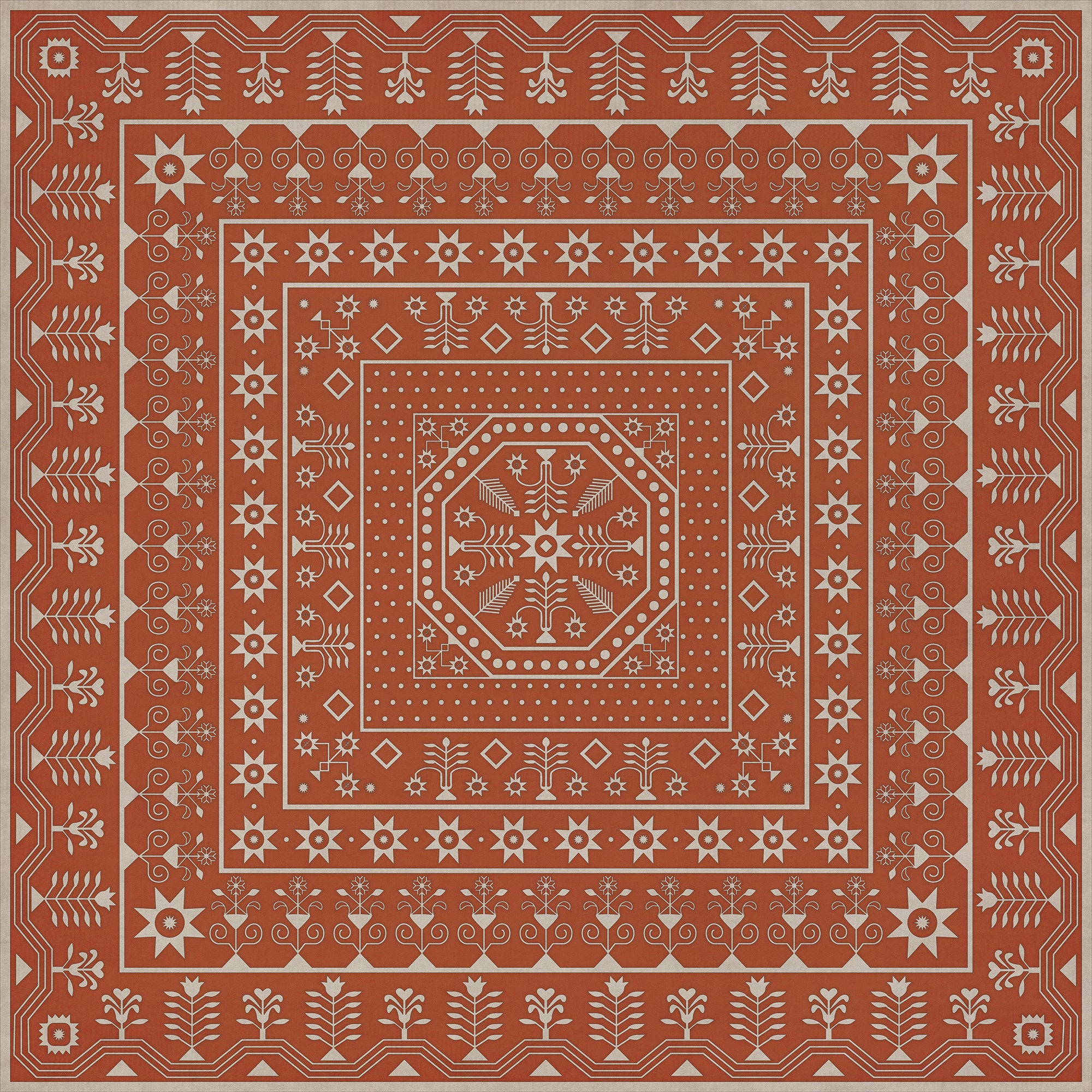 Folk Art Museum - Embroidery - The Sanguine Sunrise