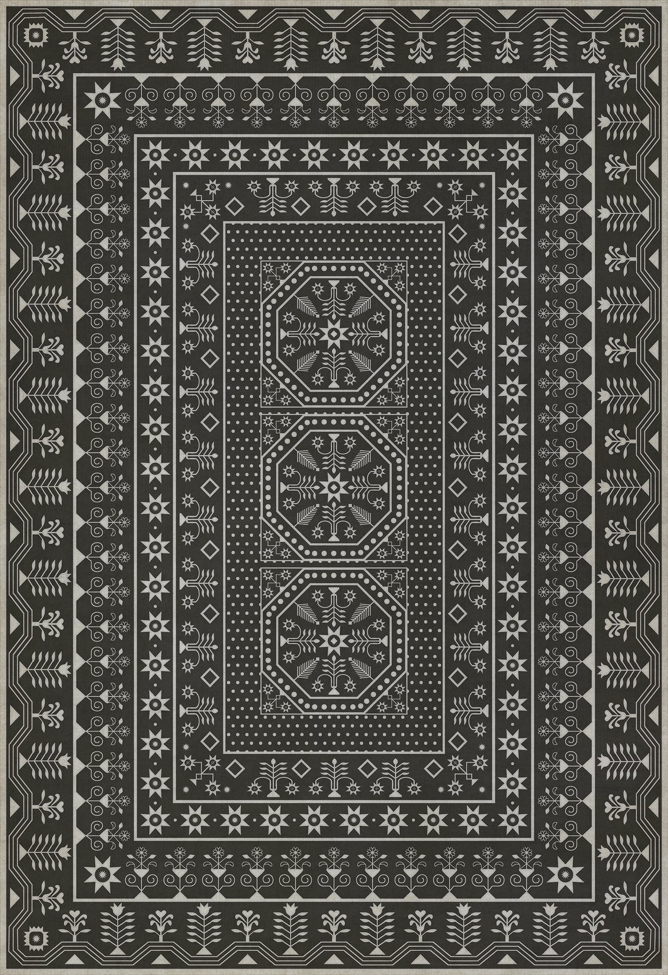 Folk Art Museum - Embroidery - Winter's Midnight