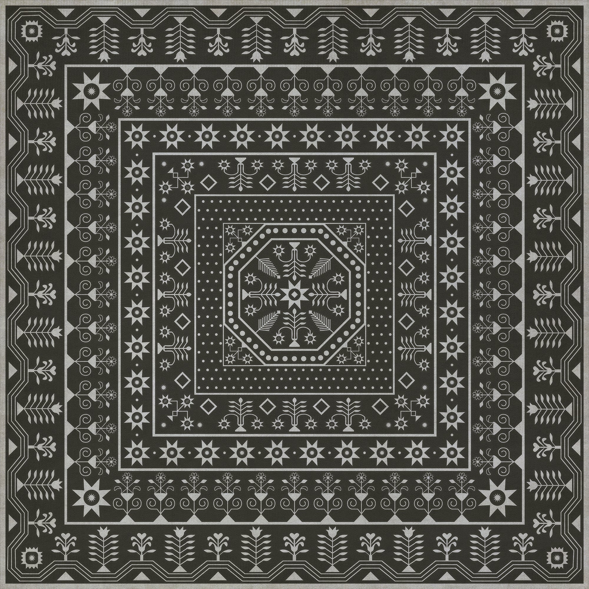 Folk Art Museum - Embroidery - Winter's Midnight