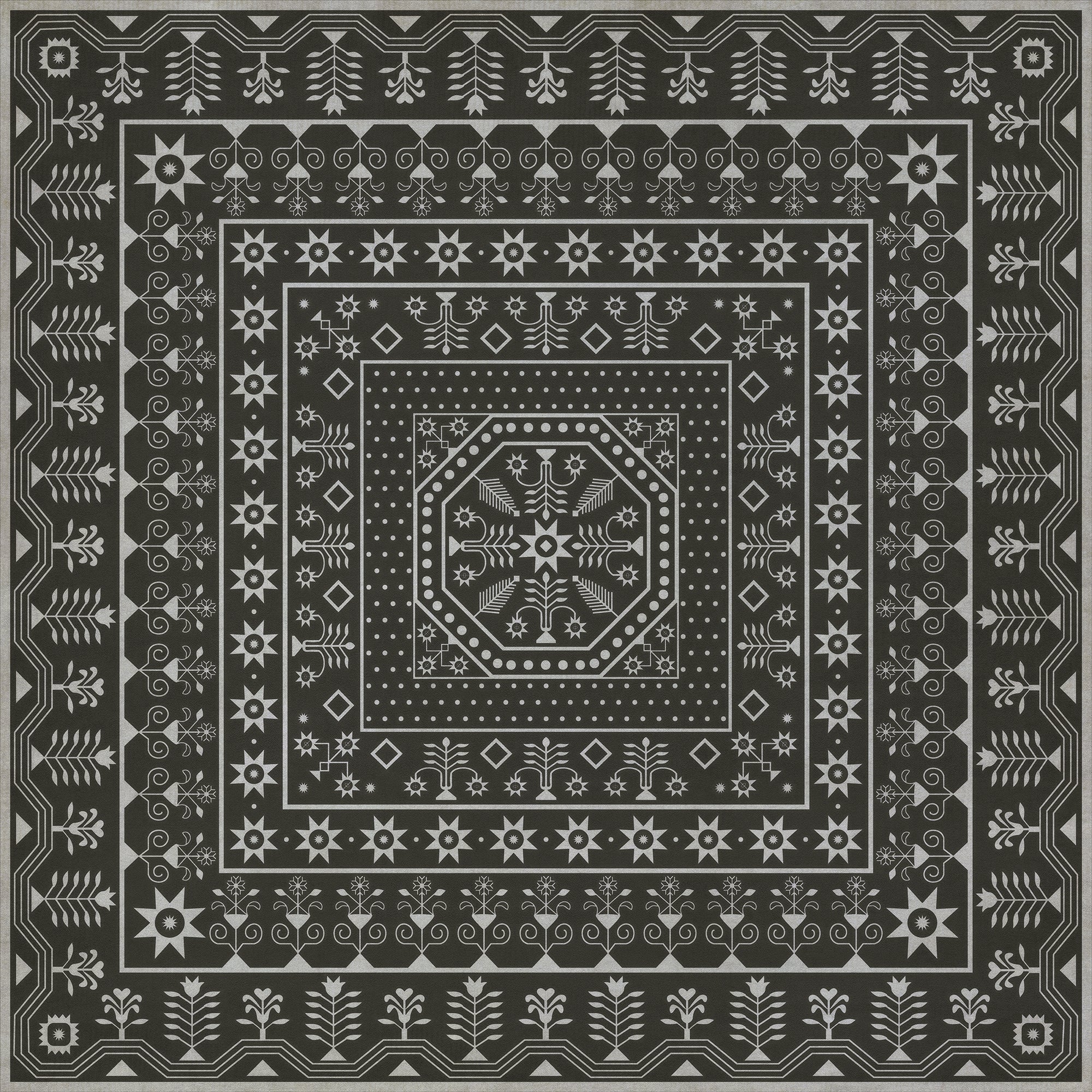 Folk Art Museum - Embroidery - Winter's Midnight