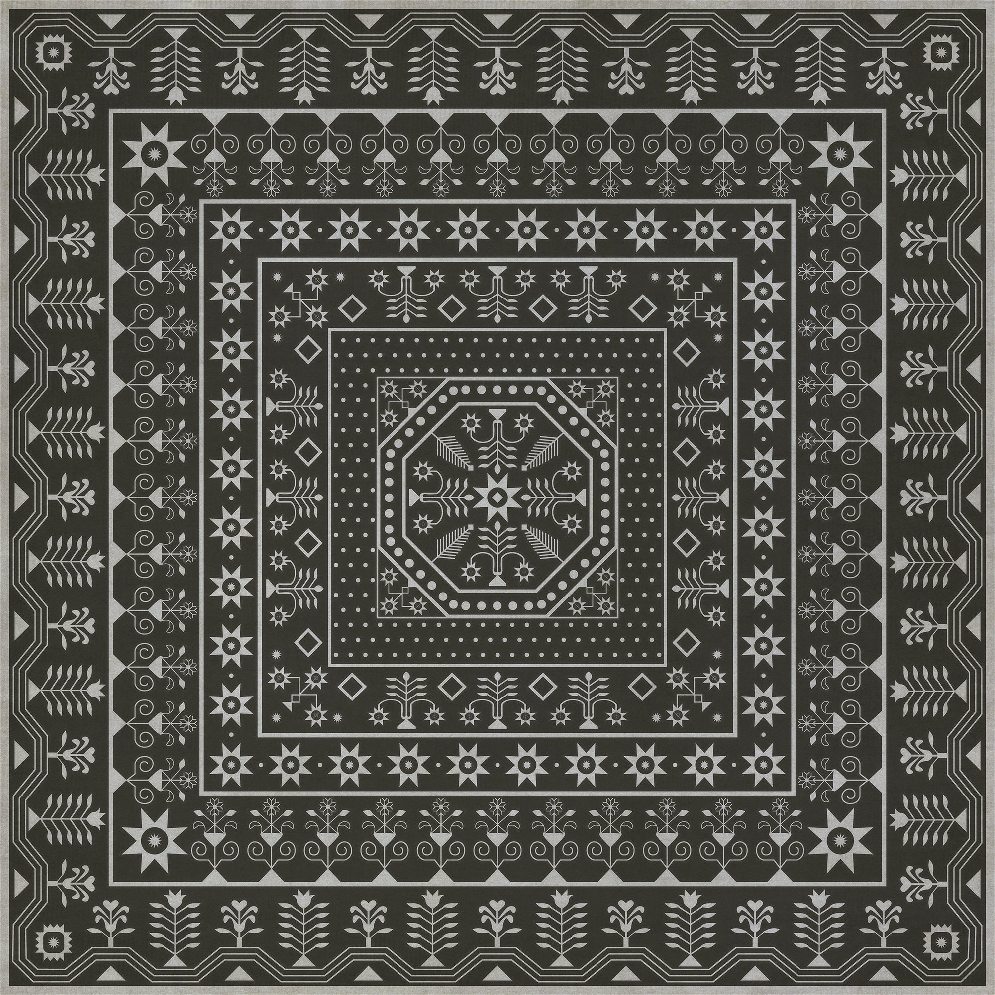 Folk Art Museum - Embroidery - Winter's Midnight