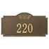 Monogram Estate Wall Address Plaque