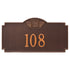 Monogram Estate Wall Address Plaque