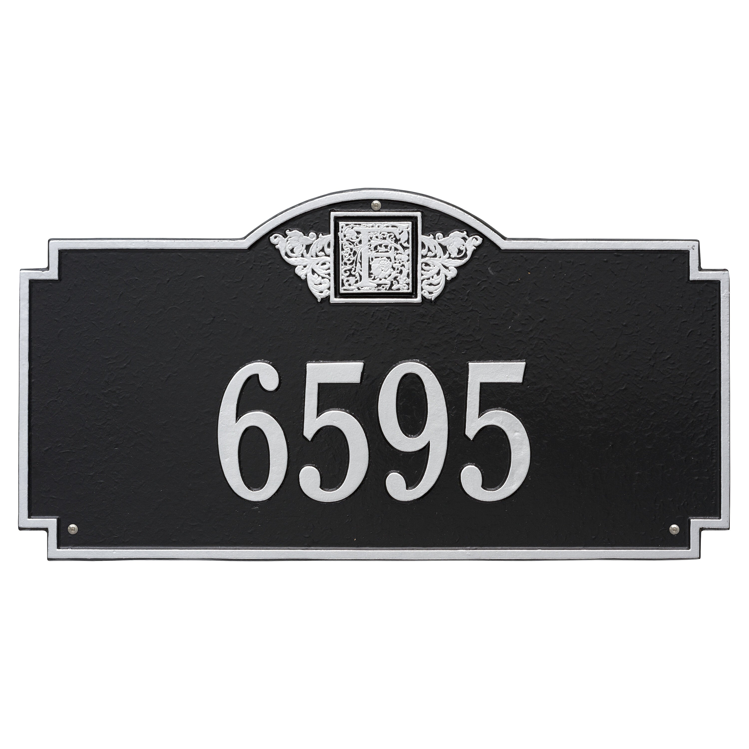 Monogram Estate Wall Address Plaque