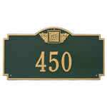 Monogram Estate Wall Address Plaque