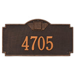 Monogram Estate Wall Address Plaque
