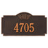Monogram Estate Wall Address Plaque