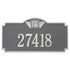 Monogram Estate Wall Address Plaque