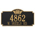 Monogram Estate Wall Address Plaque