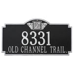 Monogram Estate Wall Address Plaque