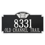 Monogram Estate Wall Address Plaque