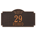 Monogram Estate Wall Address Plaque