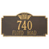Monogram Estate Wall Address Plaque