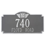 Monogram Estate Wall Address Plaque