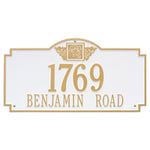 Monogram Estate Wall Address Plaque