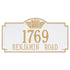 Monogram Estate Wall Address Plaque