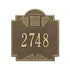 Monogram Standard Wall Address Plaque