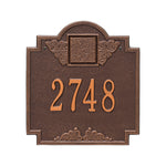 Monogram Standard Wall Address Plaque