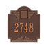 Monogram Standard Wall Address Plaque
