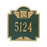 Monogram Standard Wall Address Plaque