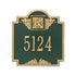 Monogram Standard Wall Address Plaque