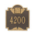 Monogram Standard Wall Address Plaque