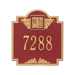Monogram Standard Wall Address Plaque