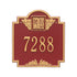 Monogram Standard Wall Address Plaque