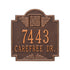 Monogram Standard Wall Address Plaque