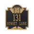 Monogram Standard Wall Address Plaque