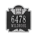 Monogram Standard Wall Address Plaque